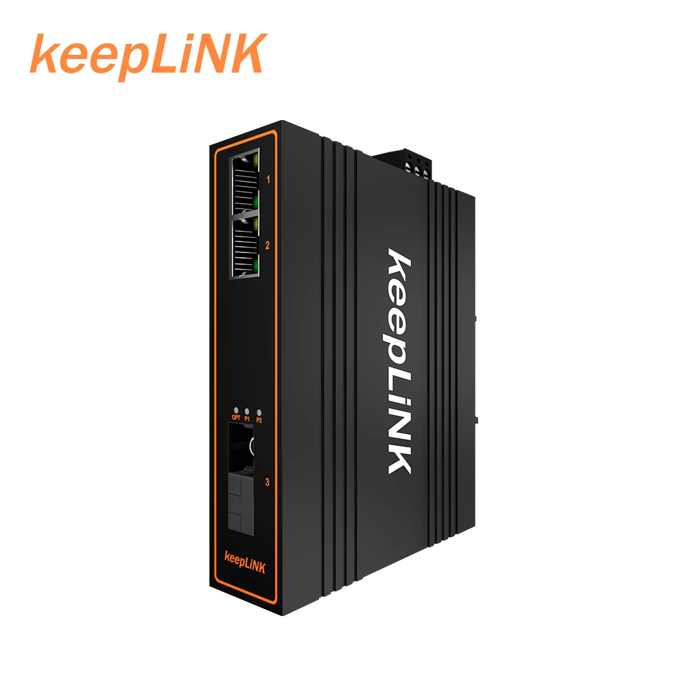 

Factory industrial ethernet switch 10/100mbps single fiber 1 combo 2 rj45 port unmanaged poe switch industrial for cctv security