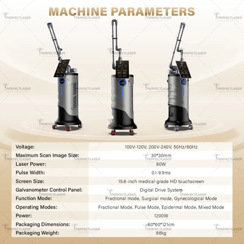 CO2 fractional laser machine