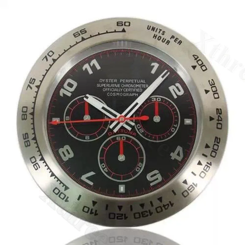 
Wholesale 14 Inch Stainless Steel Analog Quartz Clock Luxury Home Watch Decoration Wall 