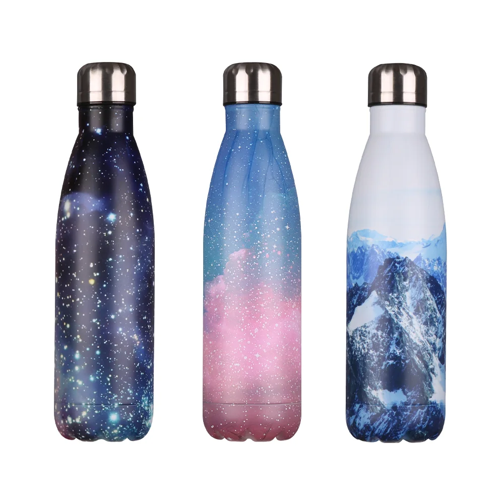 

Stocked Hot Style BPA Free Tumbler 17oz Stainless Steel Double Wall Insulated Water Bottle Stainless Steel, Air dye print