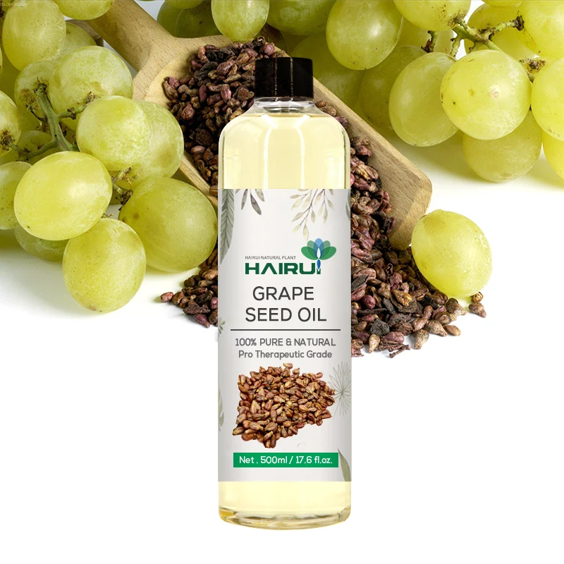 High Quality 100 Pure Cold Pressed Grape Seed Essential Oil For Hair