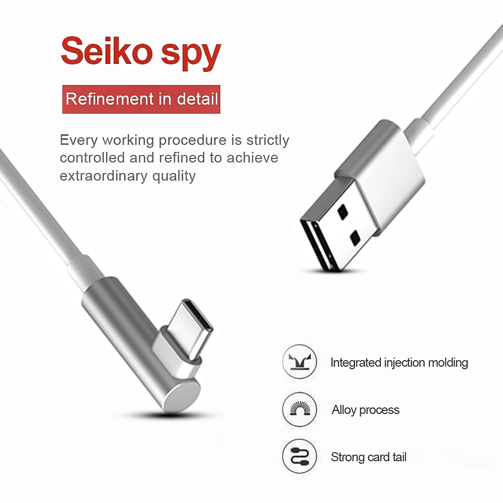 Factory Price USB Type C Cable 3 A Fast Charging C-type Charging Cable Splitter - ANKUX.COM