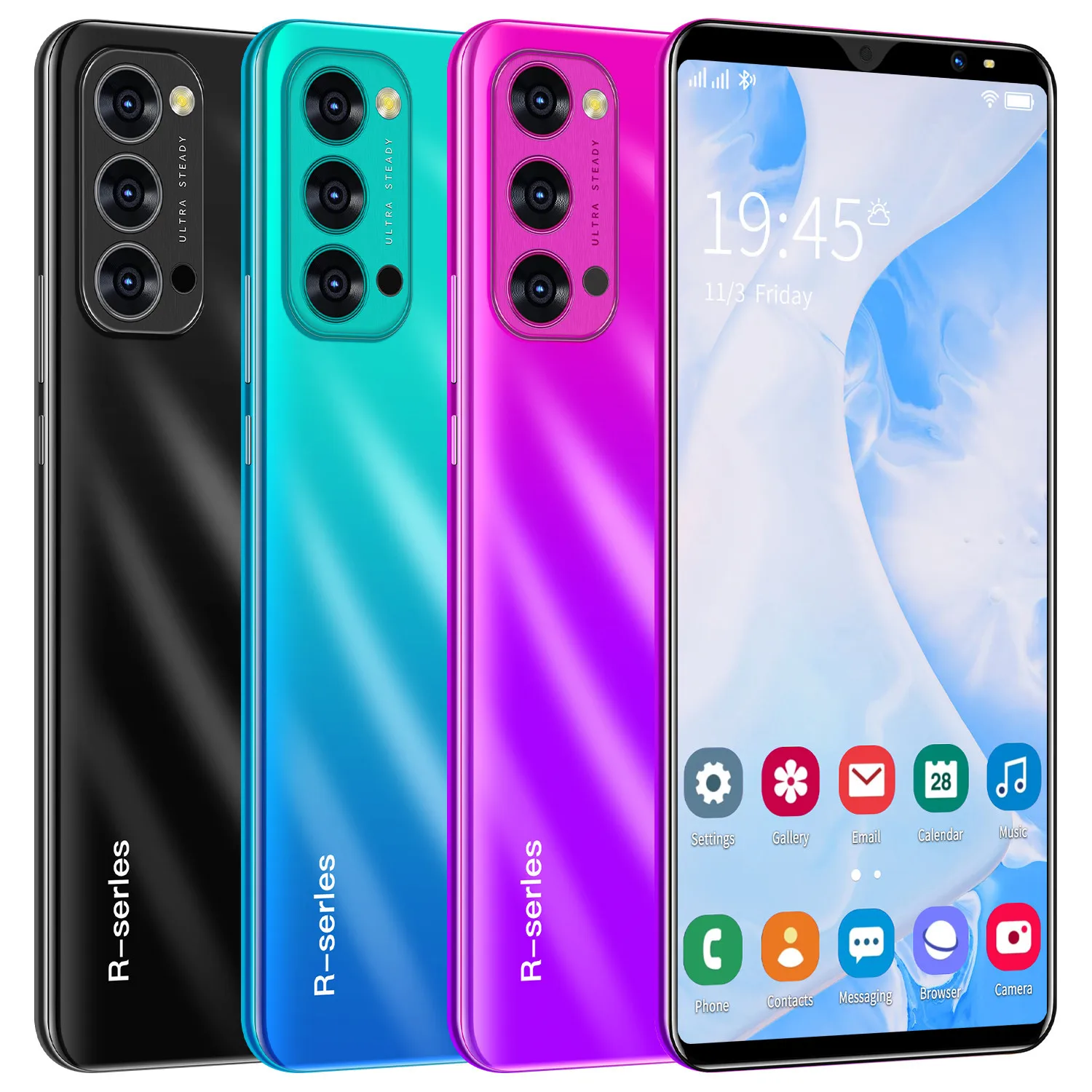 

Top quality New Rino 4 Exquisite appearance phone large screen 64GB mobile Advanced services Android smart phone