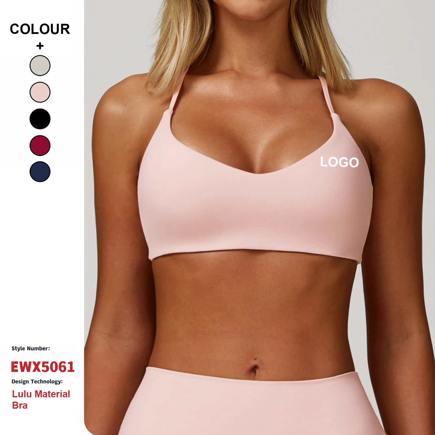 Quick Drying Breathable Sports Bra Yoga Gym