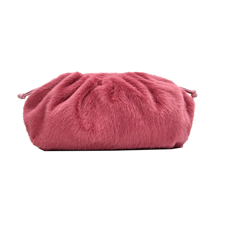 

Women hand crossbody plush tote handbags ladies shoulder bag, 5 color