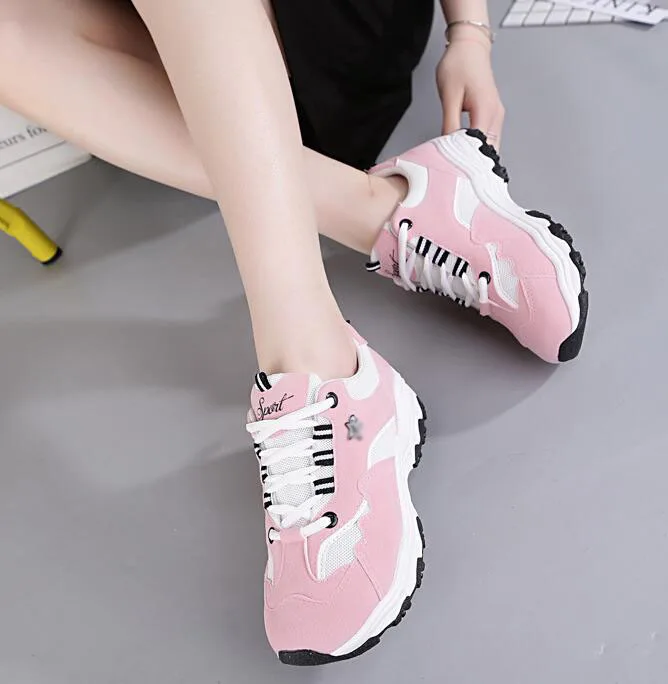 

UP-0233D New design comfort ladies flat sport shoes women 2019