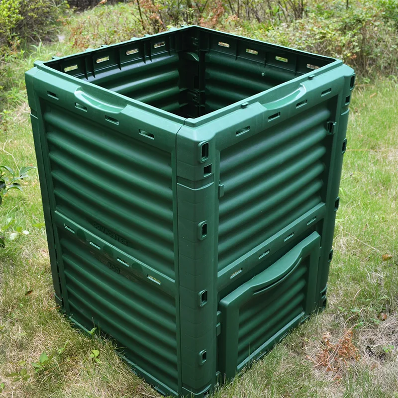 290l Aerated Compost Bin Food Waste Garden Recycling Compost Green