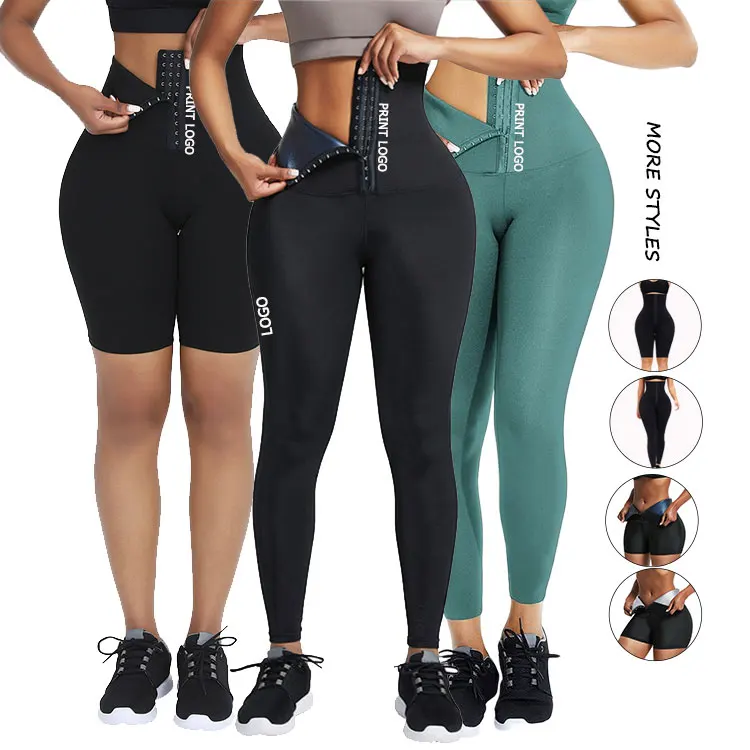 

2021 slimming belt High Waist Women Fitness Tights Shapewear Waist Trainer Leggings, As shown;custom is ok.