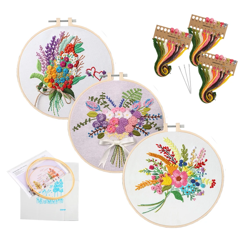 Wholesale Diy Fabric Craft For Novice Pretty Bouquet With Instructions