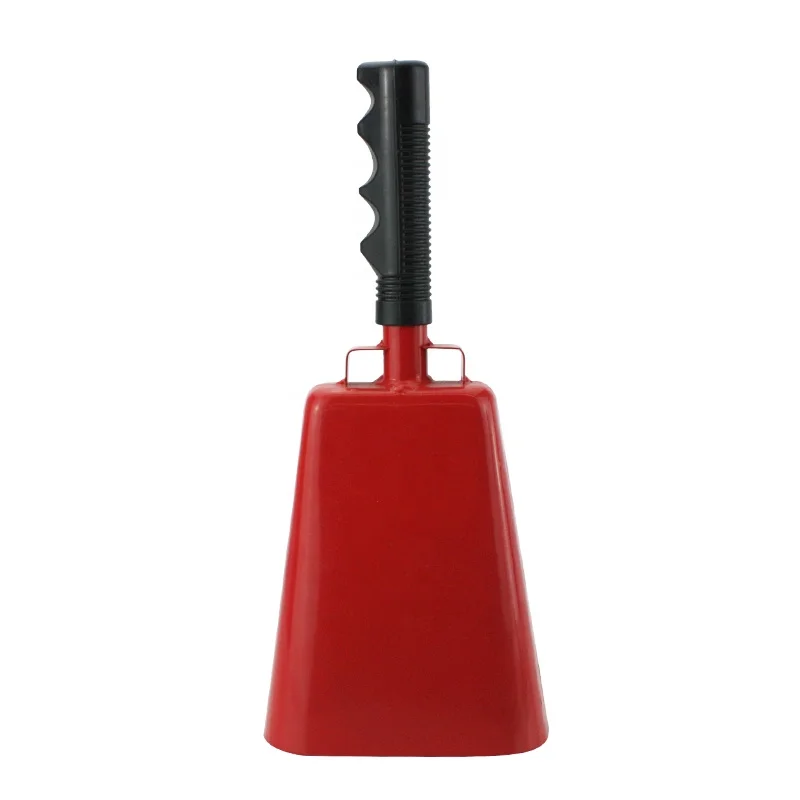 Red Cowbell With Plastic Handle Buy Cowbell For Sporting Events,Small