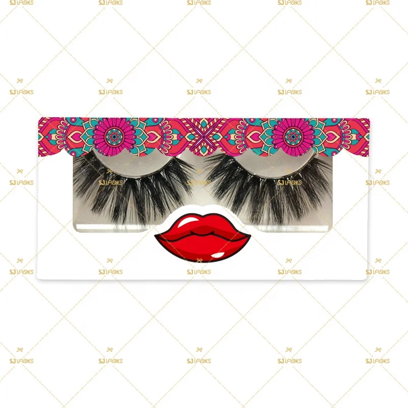 

summer promotion 100% mink lashes with paper box low shipment cost