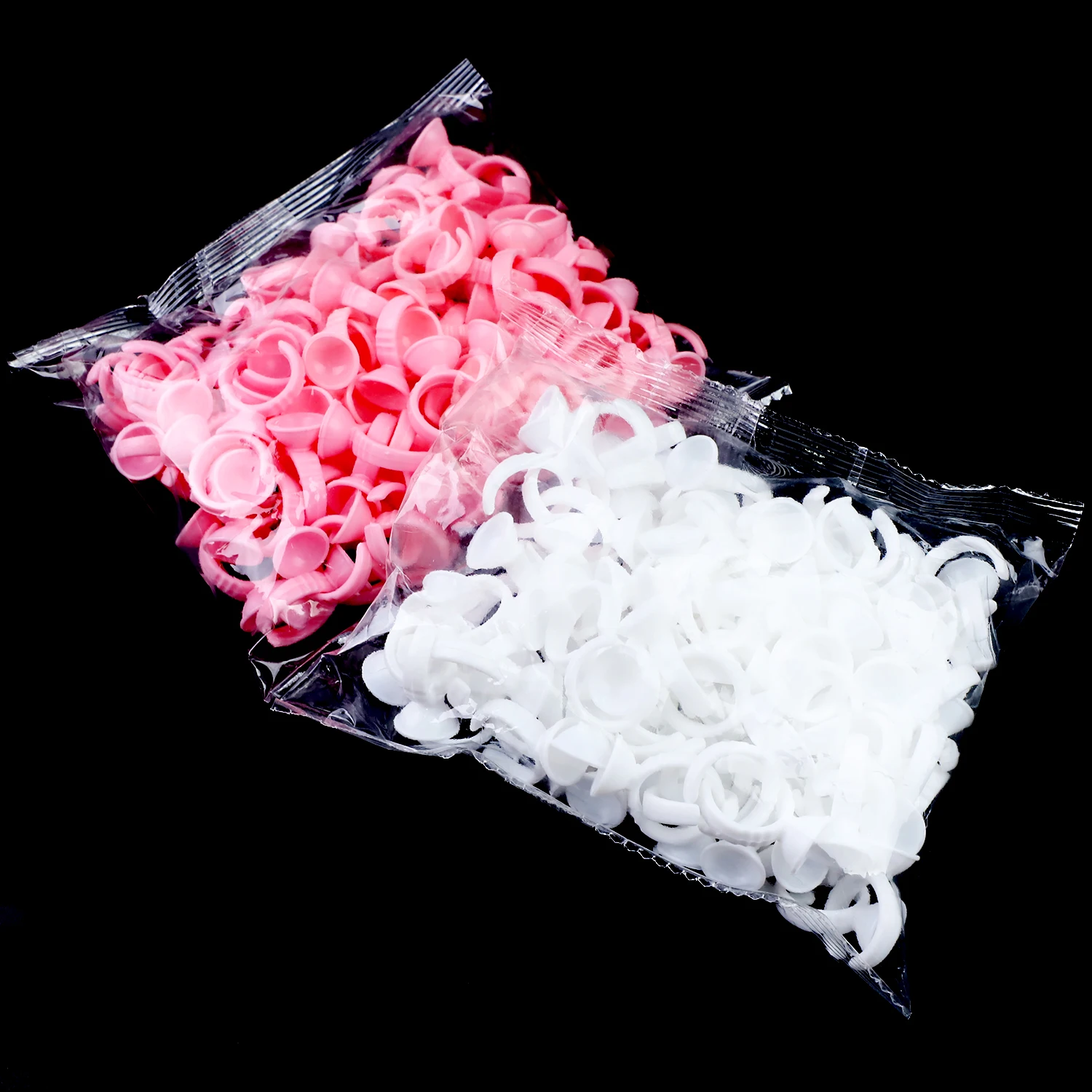 

Eyelash Extension Accessories Tools White Glue Rings Tweezers Glue Mascara Brush Tape Patches Wholesale, Pink/white/blue