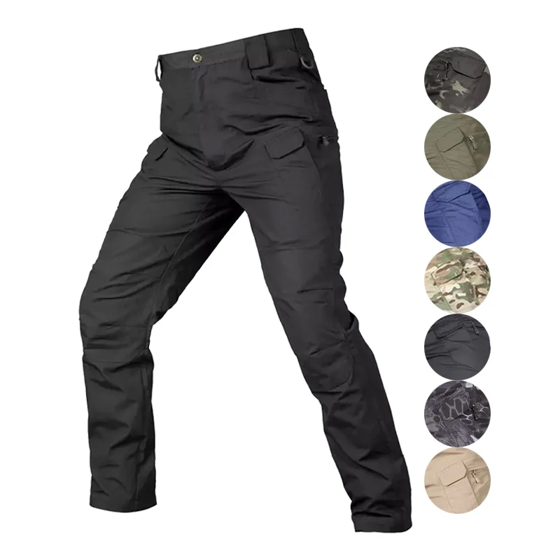 

2021 China Supply Camouflage Tactical Cargo Pants For Men Waterproof Hunting Trousers Breathable Gym Training pants, Customized colors