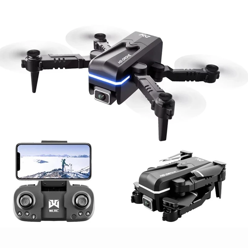 

New mini drone 4K HD dual camera WiFi FPV 1080p real-time transmission RC Quadcopter toy KK1 drone