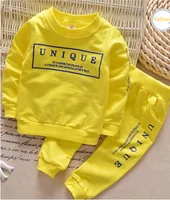 

2019 Hot sell kids Soft&comfortable pure cotton suit Children spring&autumn clothing Kids tracksuits boys