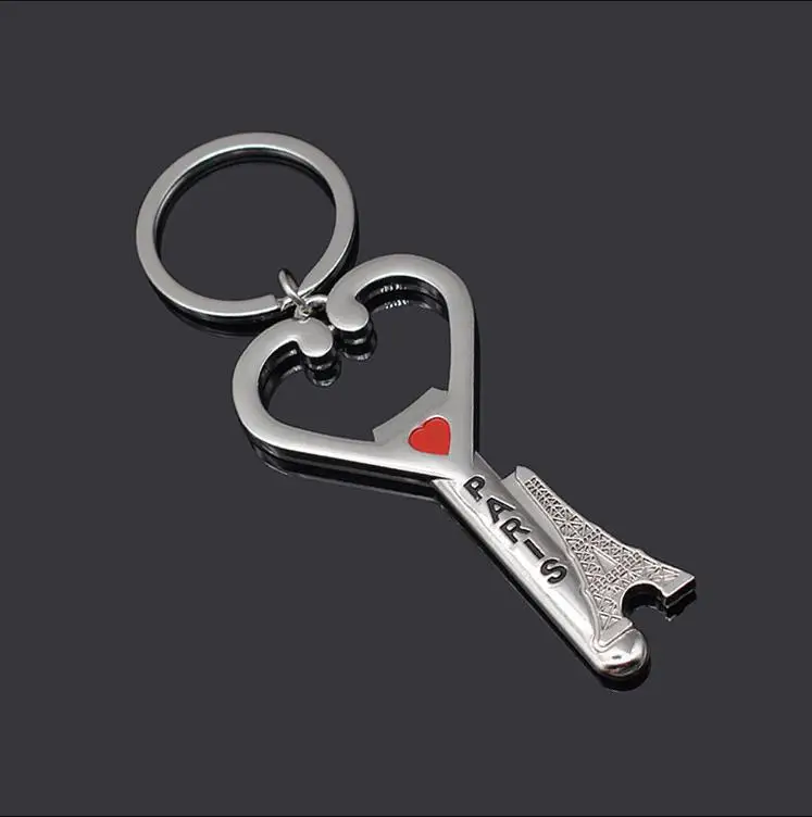 

Metal Eiffel Tower bottle opener key ring key chain promotion gift