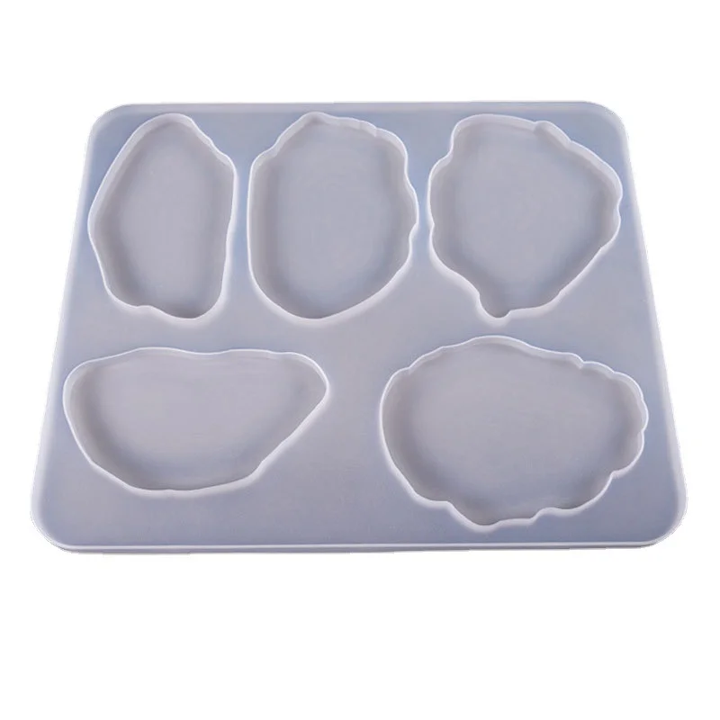 

L0181 Hot Selling Diy Epoxy Resin Various Irregular Silicone Coaster Molds