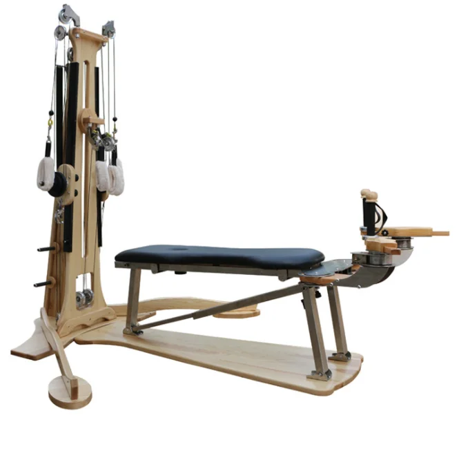 

Studio Gyrotonic Exercise Machine Set Maple Wood Customize Yoga Pilates Gyro Indoor Gym Equipment Pilates Reformer