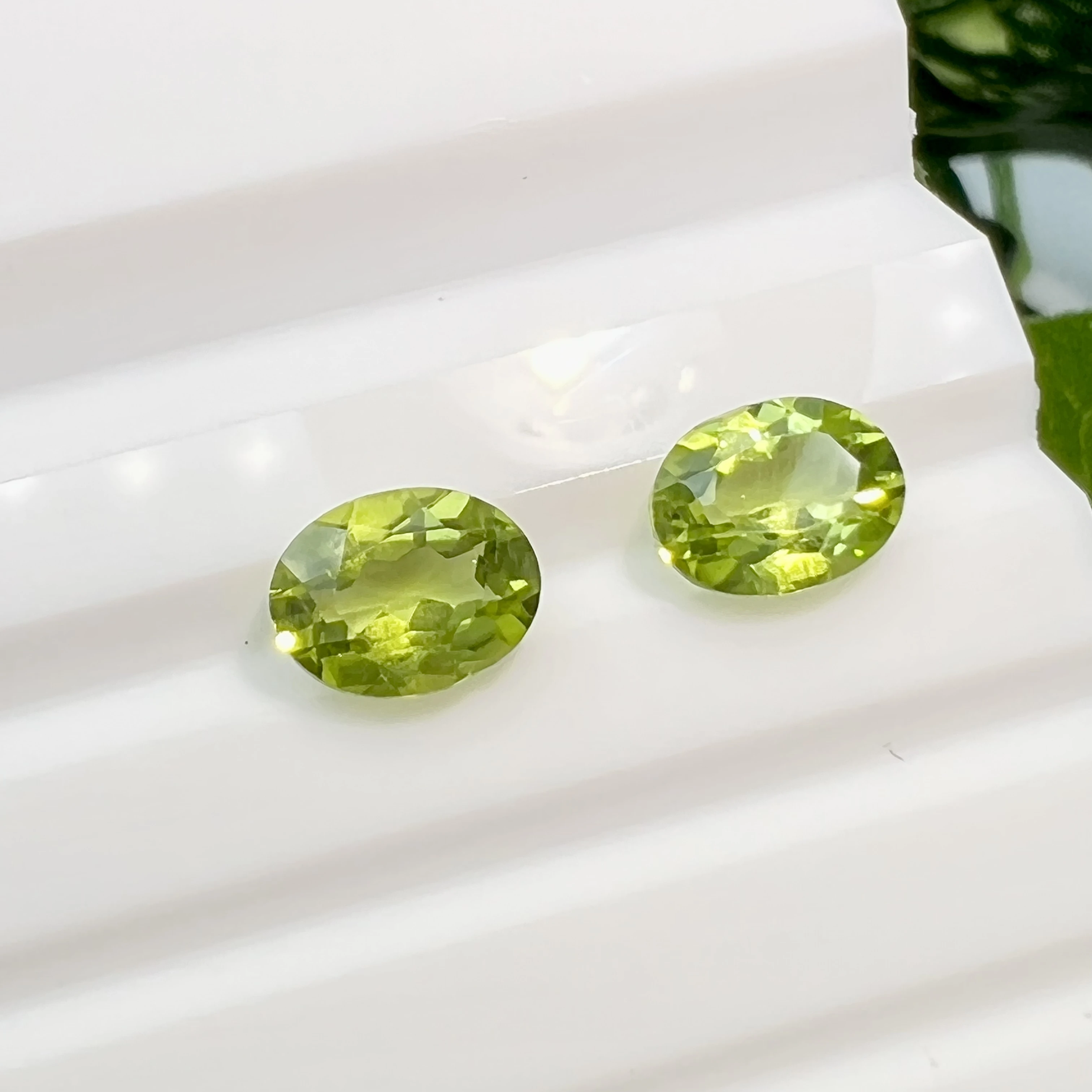 Peridot Oval Shape 4x3mm~9x7mm VS Good Quality Custom Faceted Cut Loose Gemstones Green Stone Jewelry Making Natural Peridot