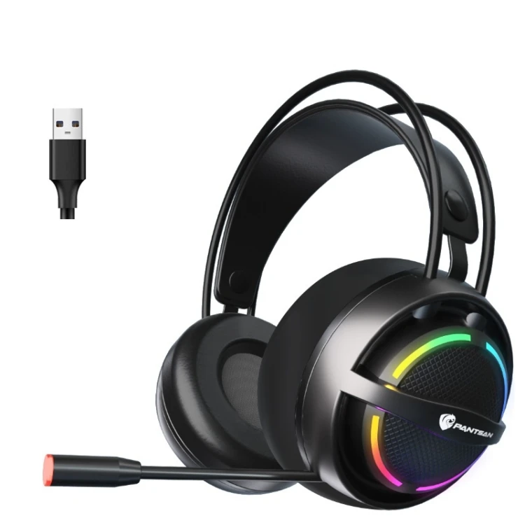 

Dropshipping PANTSAN PSH-100 USB Wired Gaming Earphone Headset with Microphone