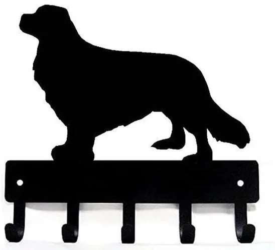 

Yinfa Cavalier King Charles Spaniel Dog Key Rack Hanger - 6 Inch/9 Inch Metal Wall Art TY2093