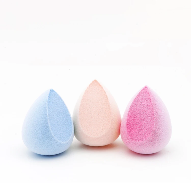 

High Quality Microfiber Vegan Makeup Blending Sponge Beauty Essentials Foundation Powder Applicator, Pink/purple/blue/nude/etc