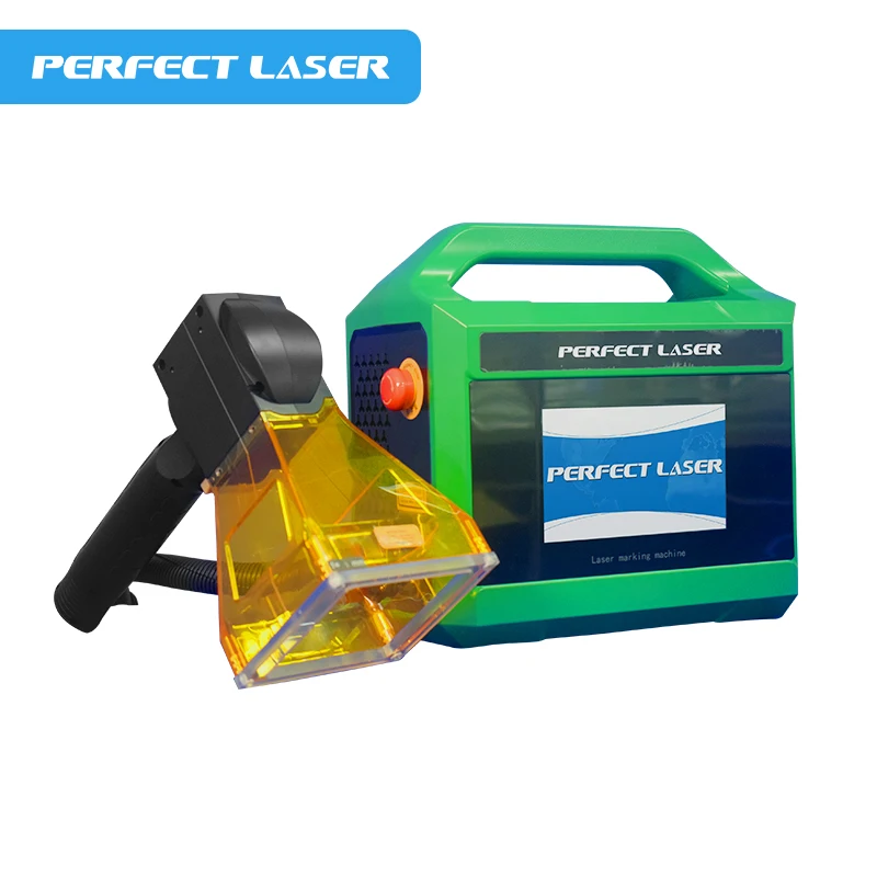 

20w 30 Watts Portable Handheld Small Mini Metal iron aluminum Fiber Laser Marking Engraving marker engraver Machine for sale