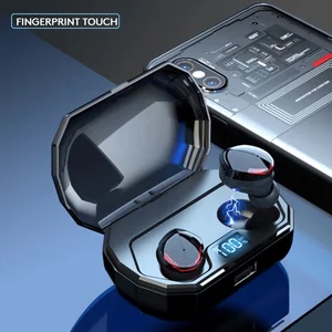 Design TWS Earbuds Digital Display Deep Bass