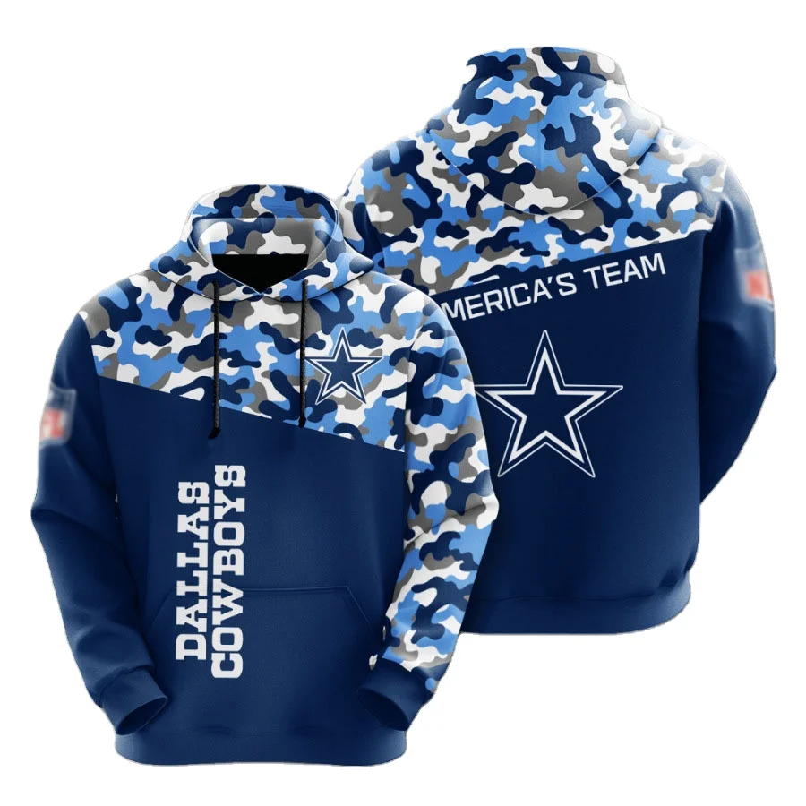 

2021 Hot Sale NFL 32 Teams High Quality US Size Pullover Sweatshirt Warming 3D Print nfl Hoodie, Mix color