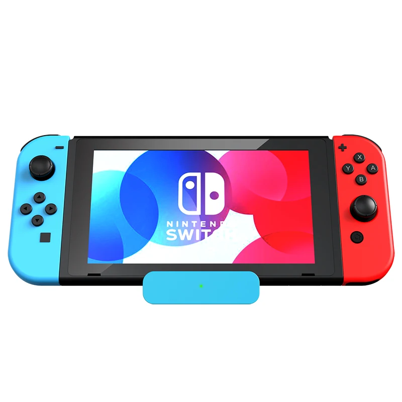 

Charging Dock With Type C TV Dock Base Video USB HD Display Output Dock Station Host For Nintendo, Black/red/blue
