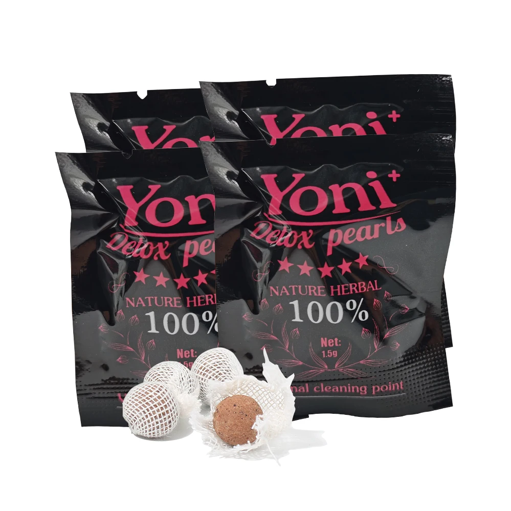 

High quality yoni detox pearls Customized logo clean point yoni pearls Abnormal leucorrhea effective organic vaginal pearls