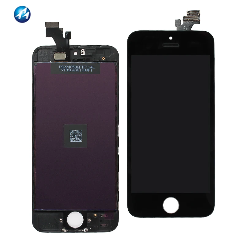 

China manufacturers cell mobile phone spare parts,mobile phone screen for iphone 5 lcd display, White/ black