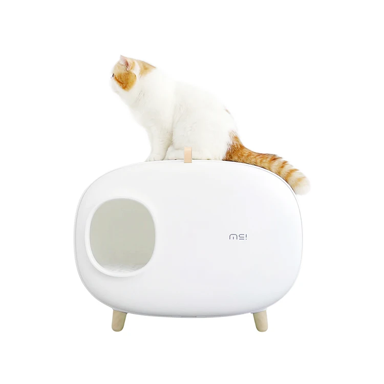 

Drop Shipping makesure Sustainable Hotels 2021 Easy Clean Cat Litter Box, White