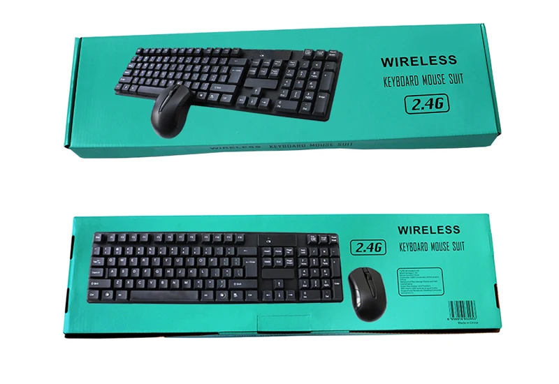 2.4g Wireless Silent Keyboard And Mouse Mini Multimedia Fullsize