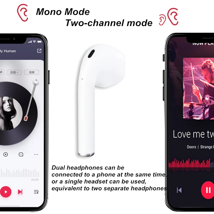 Yijiali Earphone Manufacturer High Quality Earbuds Cell Phone Headset TWS True 5.0 Wireless Headphones Bass - ANKUX.COM