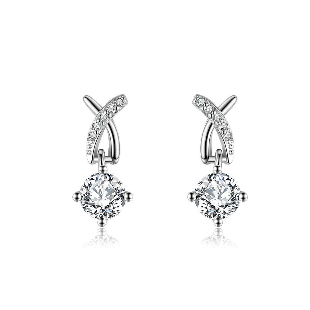 

RINNTIN APE-2 S925 Sterling Silver Drop Earrings for Women