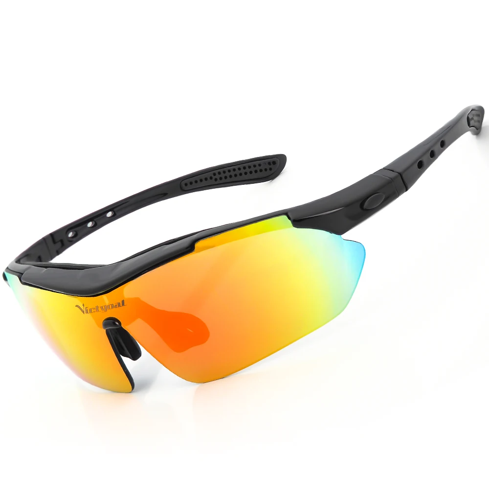 

VICTGOAL Sports Sunglasses Polarized UV400 Cycling Glasses with 5 Lens