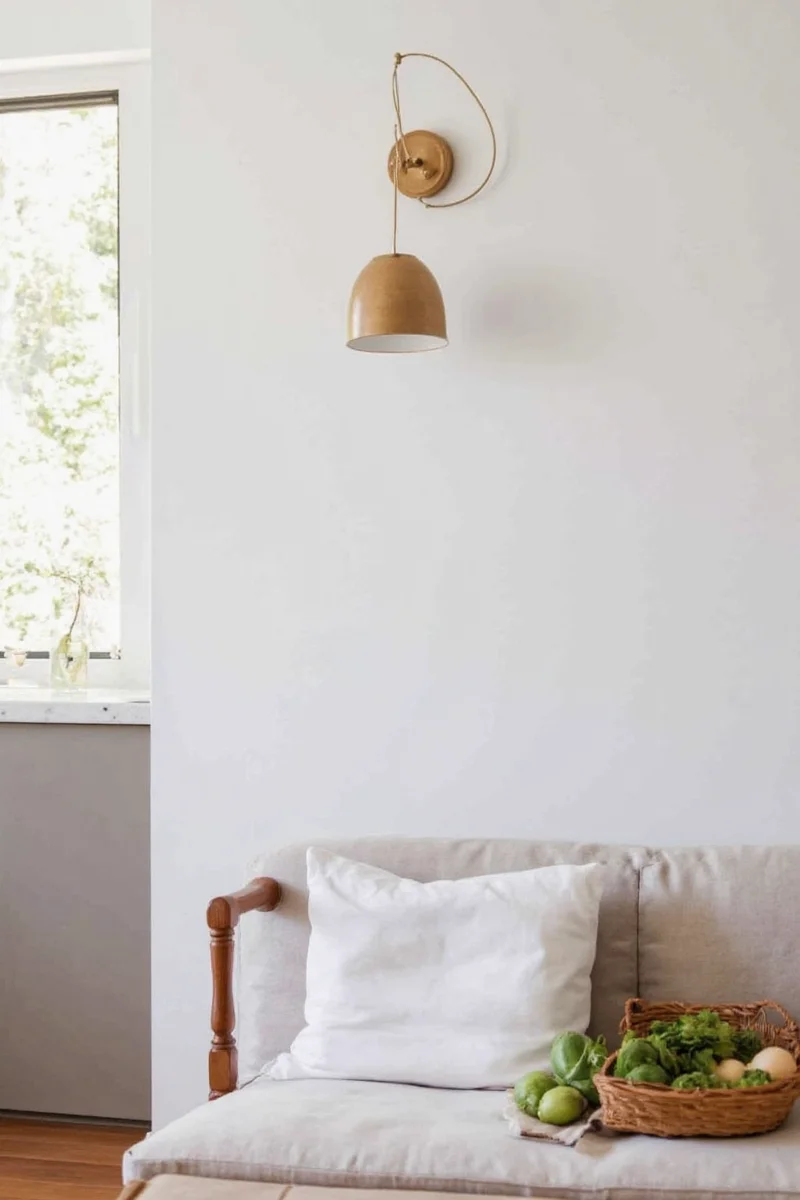 Flush mount mini wall sconce