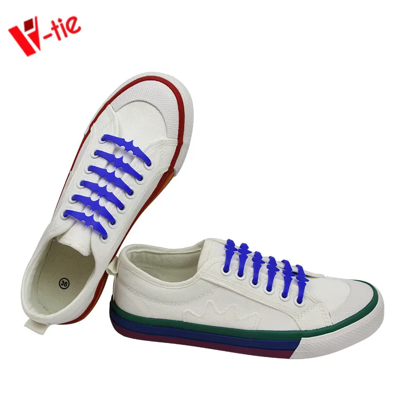 

Waterproof Silicon no tie shoelaces for leather shoelace elastic shoelaces for men, 3 colors