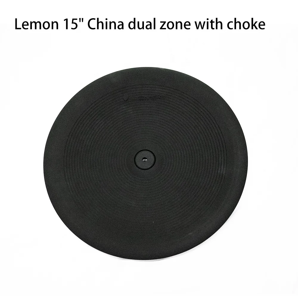 

Lemon drum cymbal 15" China dual zone full covered with choke