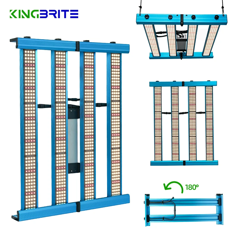 

Thailand Warehouse KingBrite 240W Samsung LM281B LM301H+Epistar 660nm UV IR LED Grow Lights Bar King Brite