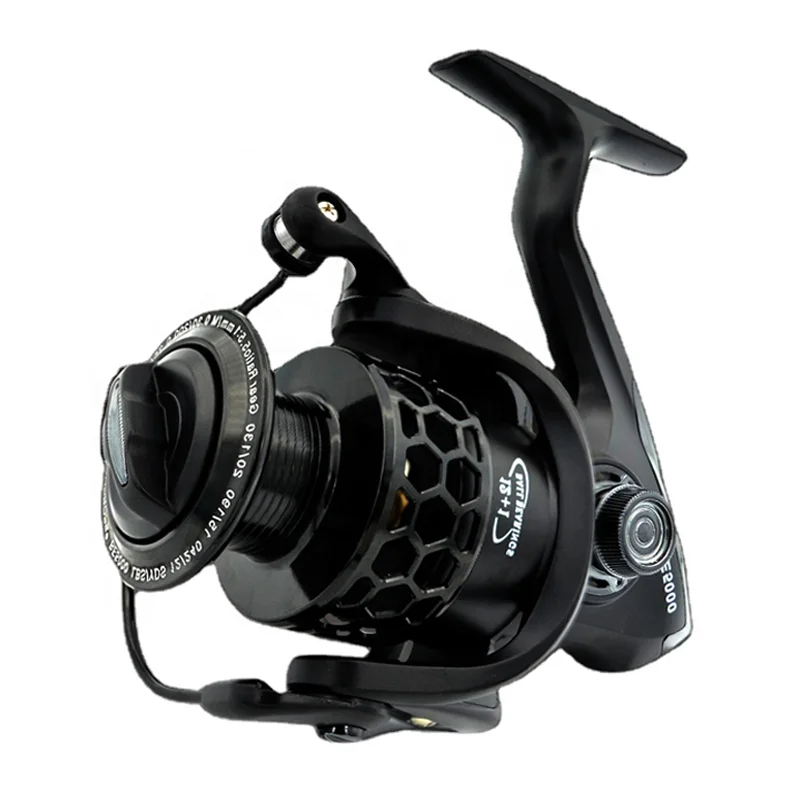 

New Arrival lurekiller reel fishing reel japan rod and reel fishing hot rolled coil sea fishing spinning, Black