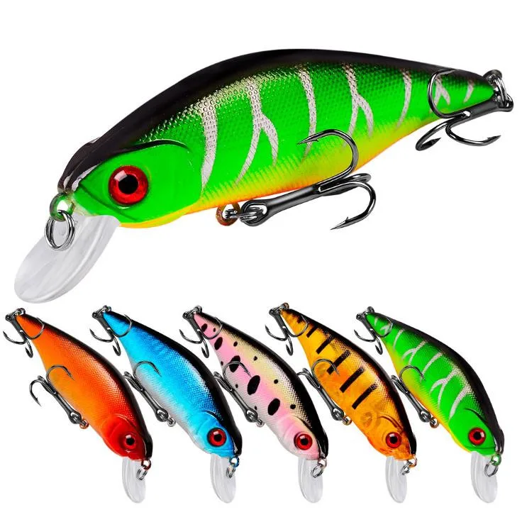 

SNEDA Factory Wholesale Floating Fishing Lure 95mm 12g 6#Hook Vivid Natural Artificial Vibration Bait, 5 colors