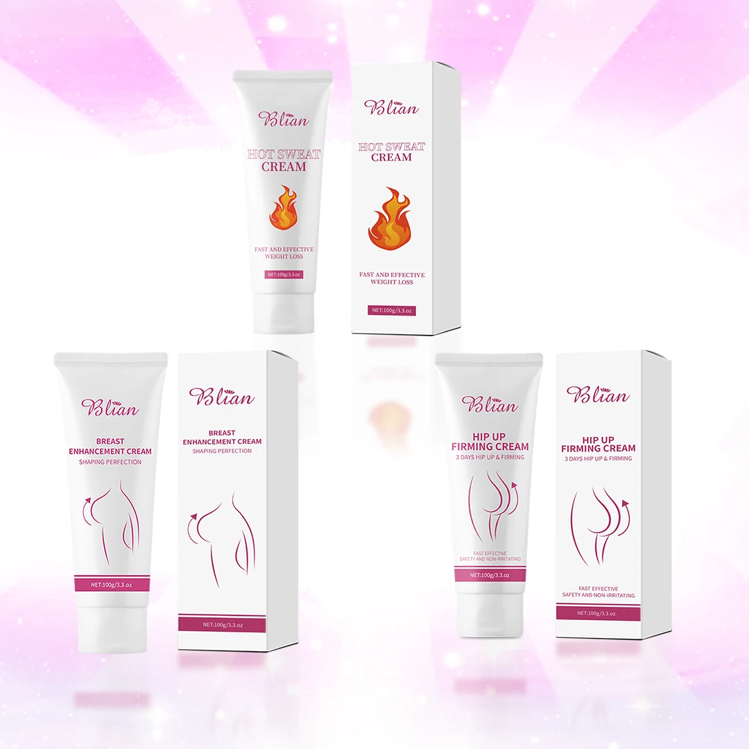 

Bilian Limited Time Special 5.9 Gift Box Set Breast Enhancement Cream Butt Lifting Cream Sweating Cream, White