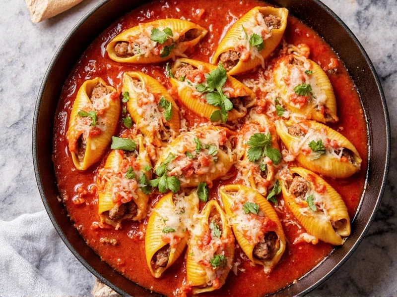 Perfect Italian Sausage Stuffed Shells Recipe | Step-by-Step