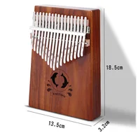 

OEM Custom Logo Cheap Musical Instruments Kalimba 17 Key Mahogany Thumb Piano