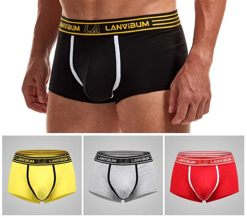 

boxers custom man underwear panties sport boxer brief cotton logo men's briefs boxers