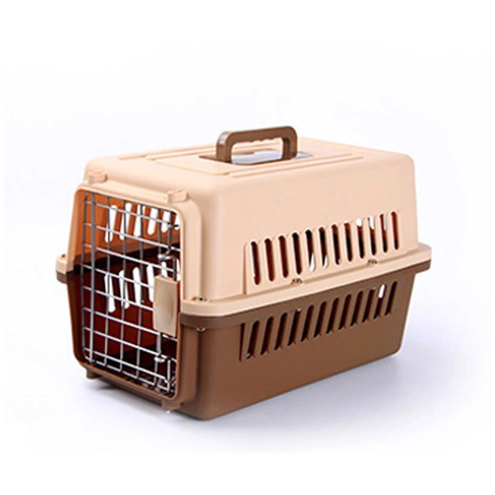 

Pet supplies air box cat dog supplies travel suitcase plastic cat cage cat cage dog cage out bag, Customized color