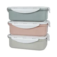 

Tiffin lunch box with a spoon vent supermarket+shelves restaurant+ food microwave containers children gifts thermal lunch boxes