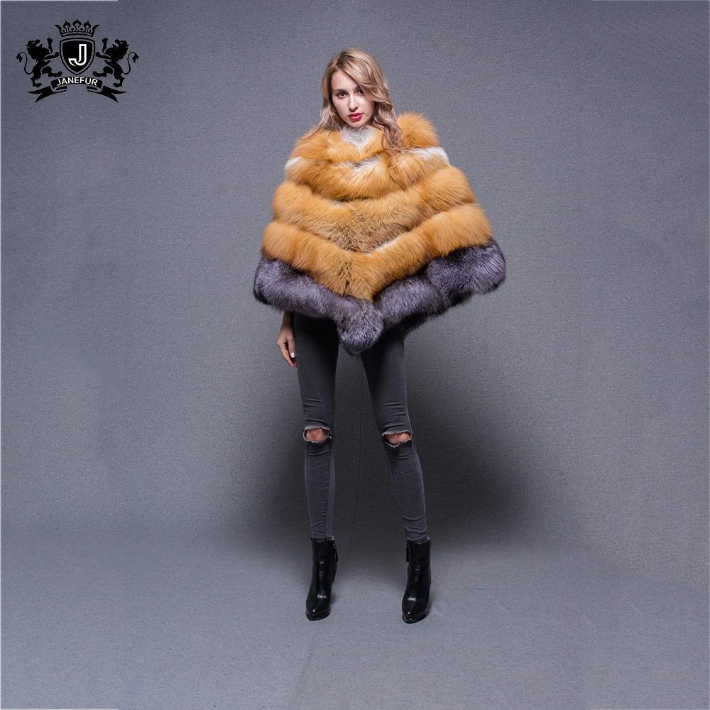 

Factory Directly Sell Luxurious Women Real Fur Tippet Cappa, Picture